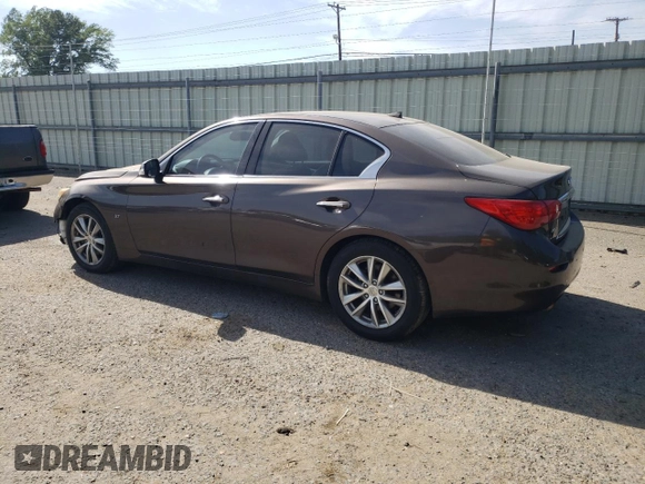 2014 Infiniti Q50 Premium with VIN JN1BV7AR7EM688839, listed as a Copart auction lot 53574965 with 157,861 mi miles and Clean Title. Bid and sale history available at carsss.com. Image 2.