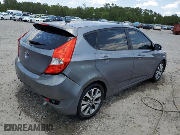 2016 Hyundai Accent Sport with VIN KMHCU5AE8GU258998, listed as a Copart auction lot 53866174 with 83,354 mi miles. Bid and sale history available at carsss.com. Image 3.