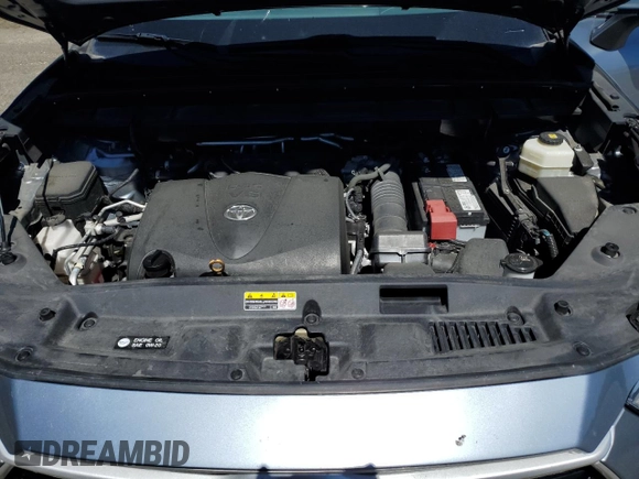 2021 Toyota Highlander L with VIN 5TDBZRBH5MS059988, listed as a Copart auction lot 59023485 with 96,215 mi miles and Salvage title. Bid and sale history available at DreamBid. Image 12.