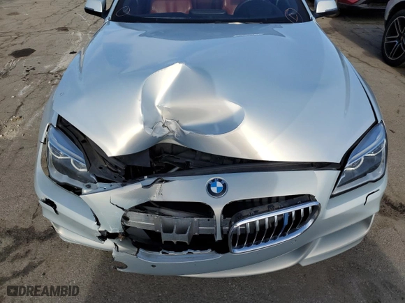 2017 BMW 6 Series 640i xDrive with VIN WBA6D2C56HGT66482, listed as a Copart auction lot 38348264 with 90,809 mi miles. Bid and sale history available at carsss.com. Image 11.