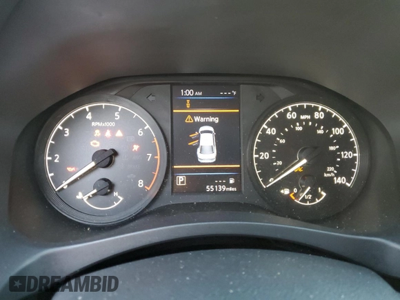 2022 Nissan Altima 2.5 S with VIN 1N4BL4BV7NN368160, listed as a Copart auction lot 45410615 with 55,139 mi miles and Non Repairable. Bid and sale history available at carsss.com. Image 9.
