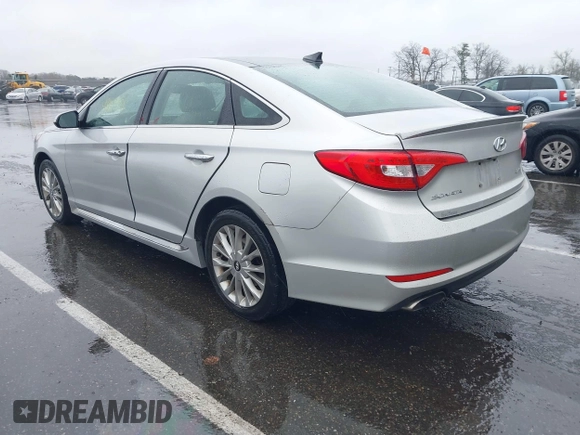 2015 Hyundai Sonata 2.4L Sport with VIN 5NPE34AF1FH124944, listed as a IAAI auction lot 42023381 with 169,376 mi miles. Bid and sale history available at carsss.com. Image 18.