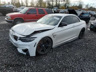 2018 BMW M4 z VIN WBS4Z9C54JEA24482, wystawiony jako Copart lot #82237014 z przebiegiem 71 361 mil mil oraz Szkoda całkowita • Salvage title. Historia ofert i sprzedaży dostępna na DreamBid. Obrazek 1.