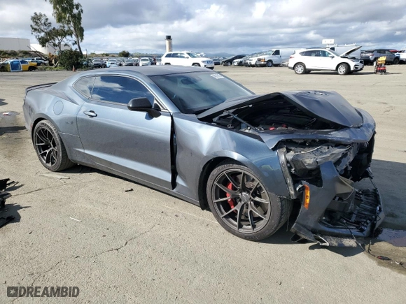 2021 Chevrolet Camaro 2SS with VIN 1G1FG1R79M0103296, listed as a Copart auction lot 46219015 with 32,703 mi miles and Salvage Title. Bid and sale history available at carsss.com. Image 4.