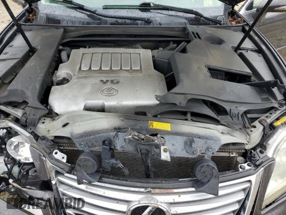 2011 Lexus ES with VIN JTHBK1EG5B2444110, listed as a Copart auction lot 53195145 with 128,325 mi miles and Salvage Title. Bid and sale history available at carsss.com. Image 13.