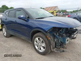2022 Chevrolet Blazer LT with VIN 3GNKBHR43NS132555, listed as a IAAI auction lot 42501996 with 51,011 mi miles and . Bid and sale history available at DreamBid. Image 1.