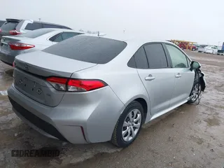 2020 Toyota Corolla LE with VIN JTDEPRAEXLJ079921, listed as a IAAI auction lot 41429471 with 97,752 mi miles. Bid and sale history available at carsss.com. Image 4.