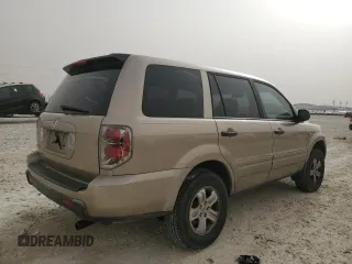 2007 Honda Pilot LX with VIN 5FNYF28147B002159, listed as a Copart auction lot 47433135 with 157,187 mi miles and Salvage Title. Bid and sale history available at carsss.com. Image 3.