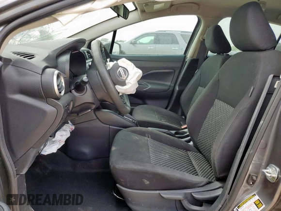 2021 Nissan Versa S with VIN 3N1CN8DV1ML896422, listed as a Copart auction lot 57715575 with 68,883 mi miles and Salvage title. Bid and sale history available at DreamBid. Image 7.