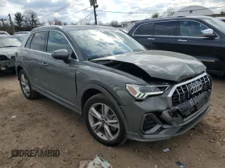 2021 Audi Q3 S line Premium Plus with VIN WA1EECF39M1153500, listed as a Copart auction lot 47378933 with 26,143 mi miles. Bid and sale history available at carsss.com. Image 4.