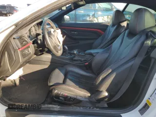 2015 BMW 4 Series 428i z VIN WBA3V5C58FP752609, wystawiony jako Copart lot #43005435 z przebiegiem Nie podano mil oraz Szkoda całkowita • Salvage title. Historia ofert i sprzedaży dostępna na DreamBid. Obrazek 7.
