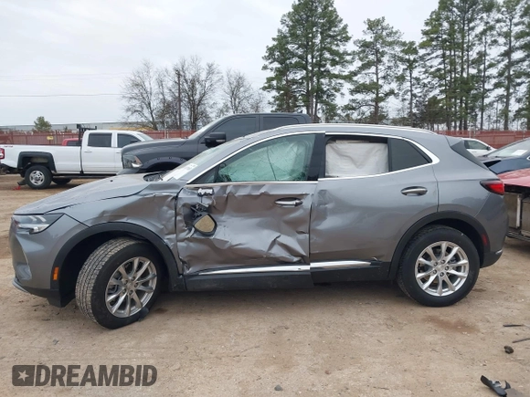 2021 Buick Envision Preferred with VIN LRBFZMR45MD164984, listed as a IAAI auction lot 41378965 with 50,102 mi miles and . Bid and sale history available at carsss.com. Image 15.