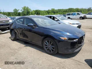 2021 Mazda Mazda3 Hatchback Preferred with VIN JM1BPBLL7M1344348, listed as a Copart auction lot 62594054 with 37,501 mi miles and Salvage Title. Bid and sale history available at carsss.com. Image 4.