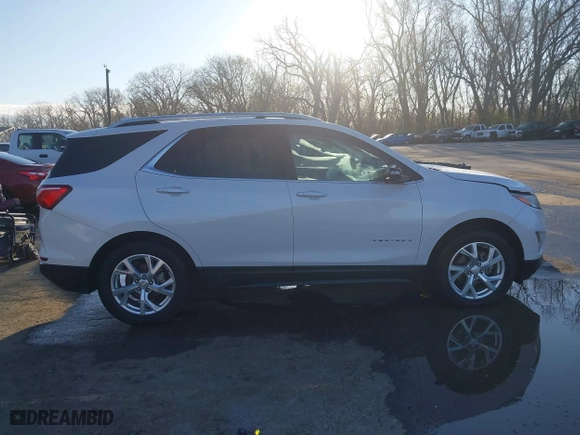 2018 Chevrolet Equinox Premier with VIN 2GNAXVEVXJ6324008, listed as a IAAI auction lot 41877394 with 106,729 mi miles. Bid and sale history available at carsss.com. Image 13.