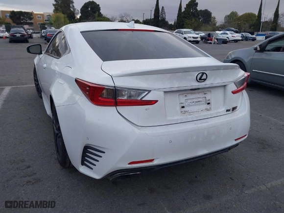 2018 Lexus RC with VIN JTHHZ5BC1J5018037, listed as a IAAI auction lot 41696156 with 122,061 mi miles. Bid and sale history available at carsss.com. Image 3.
