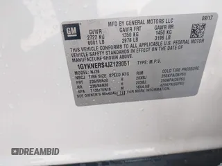 2018 Cadillac XT5 Premium Luxury FWD with VIN 1GYKNERS4JZ128051, listed as a IAAI auction lot 42296609 with 86,661 mi miles and . Bid and sale history available at DreamBid. Image 9.