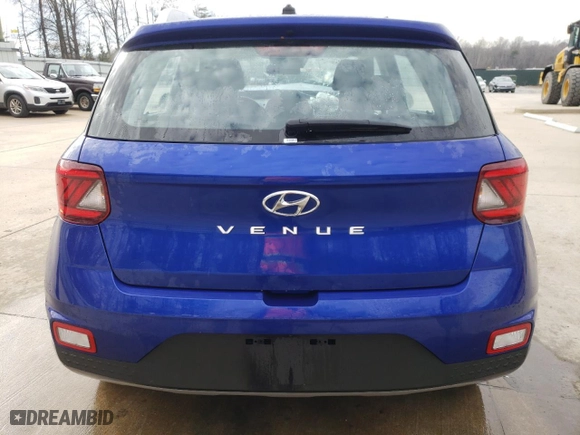 2024 Hyundai Venue SEL with VIN KMHRC8A38RU322425, listed as a Copart auction lot 47397215 with NaN miles and Salvage Title. Bid and sale history available at carsss.com. Image 6.