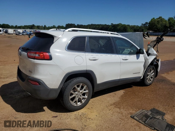 2017 Jeep Cherokee Latitude with VIN 1C4PJLCB9HW573398, listed as a Copart auction lot 52309075 with Not Provided miles and Salvage Title. Bid and sale history available at carsss.com. Image 3.