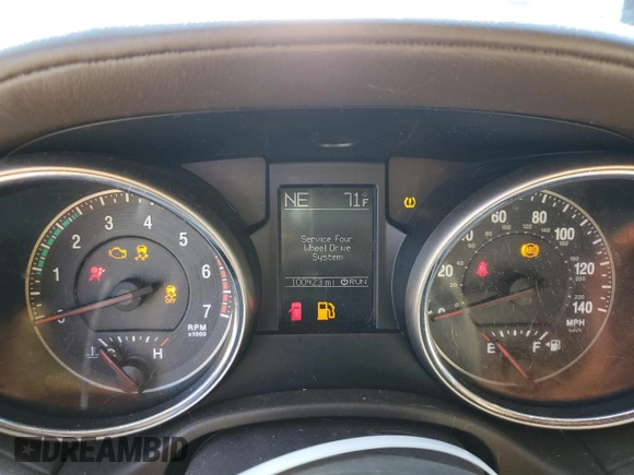2011 Jeep Grand Cherokee Overland with VIN 1J4RR6GT8BC606688, listed as a Copart auction lot 57182295 with 100,423 mi miles and Salvage title. Bid and sale history available at DreamBid. Image 9.