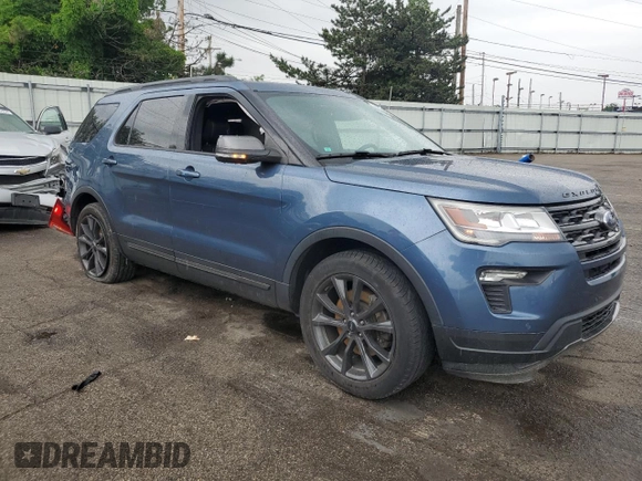2018 Ford Explorer XLT with VIN 1FM5K7DH0JGB98690, listed as a Copart auction lot 57465175 with 83,551 mi miles and Salvage title. Bid and sale history available at DreamBid. Image 4.