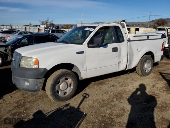2007 Ford F-150 XL with VIN 1FTRF12237KC68629, listed as a Copart auction lot 87322514 with 167,487 mi miles and Salvage Title. Bid and sale history available at carsss.com. Image 1.