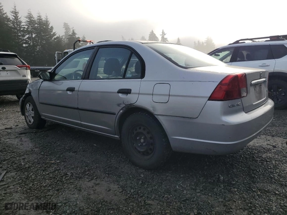 2003 Honda Civic DX with VIN 2HGES16193H623639, listed as a Copart auction lot 84345474 with 110,909 mi miles and Clean Title. Bid and sale history available at carsss.com. Image 2.
