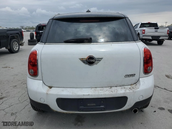 2012 MINI Cooper Countryman with VIN WMWZB3C58CWM05354, listed as a Copart auction lot 52602505 with 125,797 mi miles and Clean Title. Bid and sale history available at carsss.com. Image 6.