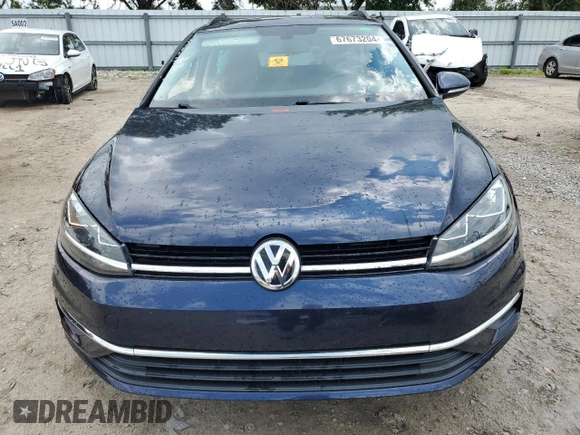 2018 Volkswagen Golf SportWagen S with VIN 3VWD17AU2JM767482, listed as a Copart auction lot 67673204 with 34,476 mi miles and Non Repairable. Bid and sale history available at carsss.com. Image 5.