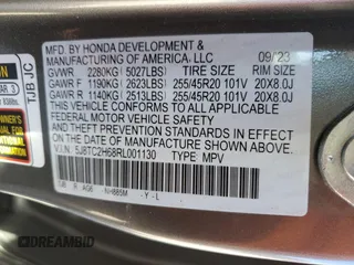 2024 Acura RDX w/A-Spec Package z VIN 5J8TC2H68RL001130, wystawiony jako Copart lot #48491605 z przebiegiem 11 356 mil mil oraz Szkoda całkowita • Salvage title. Historia ofert i sprzedaży dostępna na DreamBid. Obrazek 14.