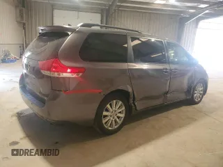 2011 Toyota Sienna XLE with VIN 5TDDK3DC7BS022224, listed as a Copart auction lot 53647105 with 168,291 mi miles and Salvage Title. Bid and sale history available at carsss.com. Image 3.