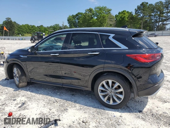 2021 Infiniti QX50 Luxe with VIN 3PCAJ5BA0MF119842, listed as a Copart auction lot 54868035 with 70,688 mi miles and Salvage title. Bid and sale history available at DreamBid. Image 2.
