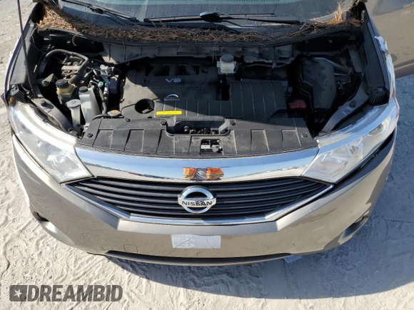 2017 Nissan Quest SV z VIN JN8AE2KP0H9165716, wystawiony jako Copart lot #57206875 z przebiegiem 103 551 mil mil oraz Szkoda całkowita • Salvage title. Historia ofert i sprzedaży dostępna na DreamBid. Obrazek 12.