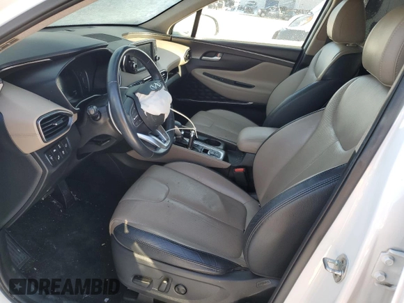2020 Hyundai Santa Fe SEL with VIN 5NMS3CAA8LH299704, listed as a Copart auction lot 41842335 with 55,980 mi miles and Salvage Title. Bid and sale history available at carsss.com. Image 7.