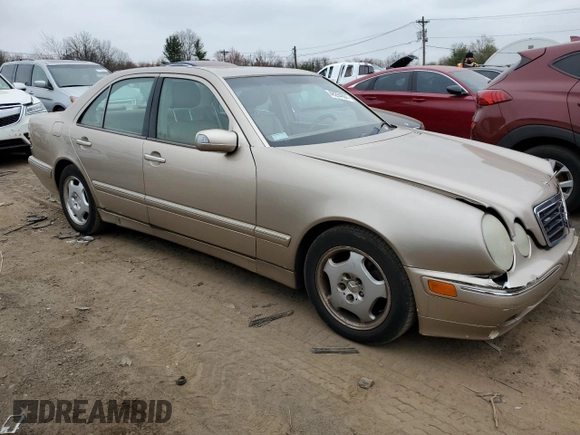 2002 Mercedes-Benz E-Class with VIN WDBJF82J52X062915, listed as a Copart auction lot 48284604 with 150,227 mi miles and Salvage Title. Bid and sale history available at carsss.com. Image 4.