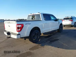 2021 Ford F-150 XL with VIN 1FTFW1E52MFA96820, listed as a IAAI auction lot 41420826 with 25,295 mi miles. Bid and sale history available at carsss.com. Image 4.