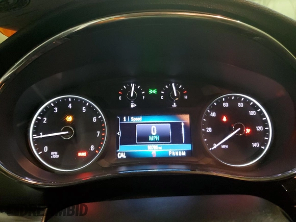 2019 Buick Encore Preferred with VIN KL4CJASB7KB814985, listed as a Copart auction lot 81948434 with 50,785 mi miles and Salvage Title. Bid and sale history available at DreamBid. Image 9.