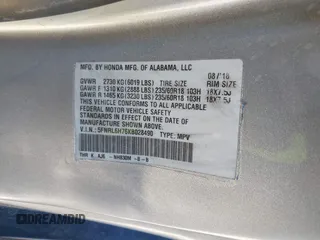 2019 Honda Odyssey EX-L with VIN 5FNRL6H76KB028490, listed as a IAAI auction lot 41636751 with 79,827 mi miles. Bid and sale history available at carsss.com. Image 9.