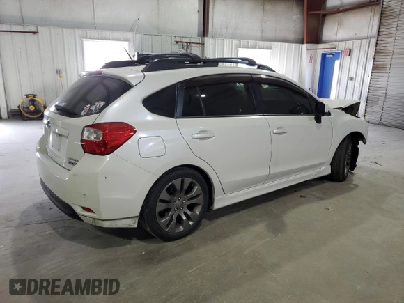 2014 Subaru Impreza Special Sports Limited with VIN JF1GPAS61E8231117, listed as a Copart auction lot 74057684 with 128,636 mi miles and Salvage title. Bid and sale history available at DreamBid. Image 3.