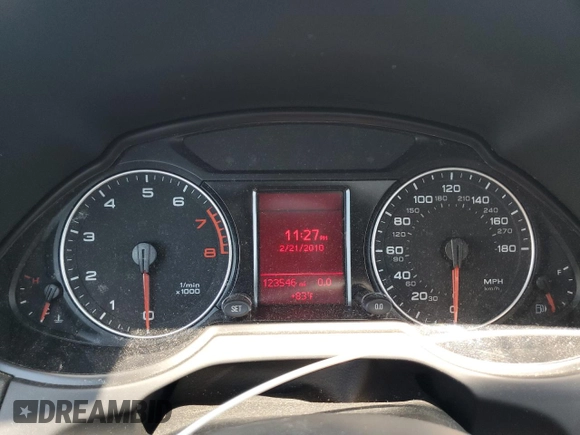 2011 Audi Q5 Premium Plus with VIN WA1LFAFP6BA017009, listed as a Copart auction lot 52529305 with 123,546 mi miles and Clean Title. Bid and sale history available at DreamBid. Image 9.