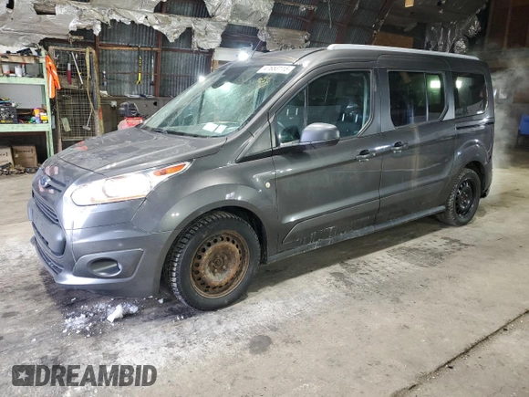 2018 Ford Transit Connect XLT z VIN NM0GE9F79J1371093, wystawiony jako Copart lot #47653115 z przebiegiem 97 876 mil mil oraz Szkoda całkowita • Salvage title. Historia ofert i sprzedaży dostępna na DreamBid. Obrazek 1.
