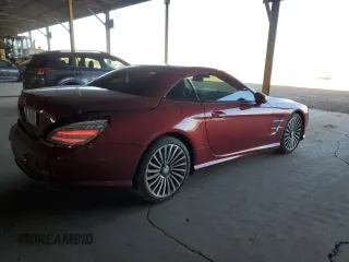 2015 Mercedes-Benz SL-Class SL 550 with VIN WDDJK7DAXFF034551, listed as a Copart auction lot 87262454 with 31,926 mi miles and Salvage Title. Bid and sale history available at carsss.com. Image 3.