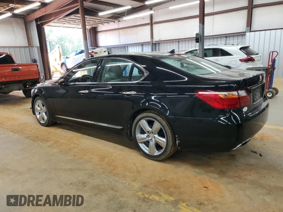 2011 Lexus LS 460 with VIN JTHBL5EF8B5106422, listed as a Copart auction lot 52498925 with 119,072 mi miles and Salvage title. Bid and sale history available at DreamBid. Image 2.