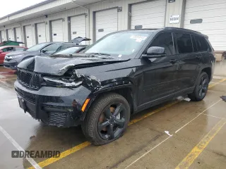 2023 Jeep Grand Cherokee Laredo z VIN 1C4RJKAG9P8829088, wystawiony jako Copart lot #60099345 z przebiegiem 83 319 mil mil oraz Szkoda całkowita • Salvage title. Historia ofert i sprzedaży dostępna na DreamBid. Obrazek 1.