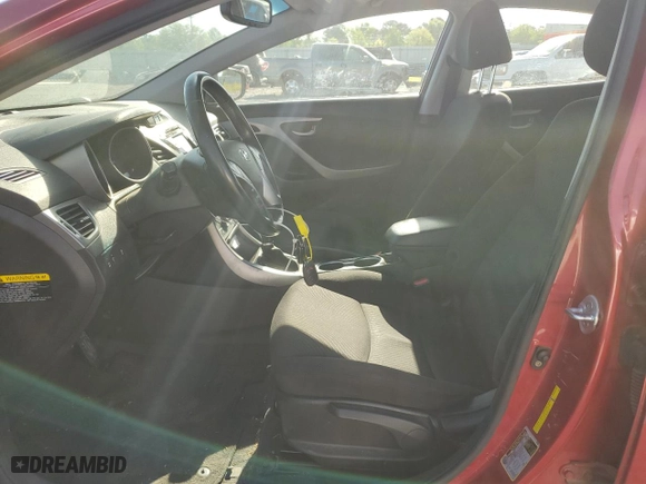 2016 Hyundai Elantra SE with VIN KMHDH4AE2GU553503, listed as a Copart auction lot 53285645 with 190,257 mi miles and Clean Title. Bid and sale history available at carsss.com. Image 8.