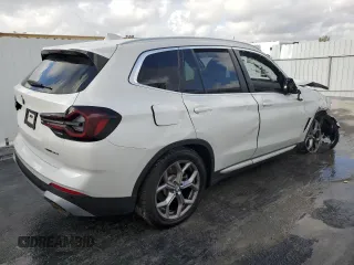 2024 BMW X3 sDrive30i with VIN 5UX43DP09R9V07976, listed as a Copart auction lot 51447545 with Not Provided miles and Salvage Title. Bid and sale history available at DreamBid. Image 3.