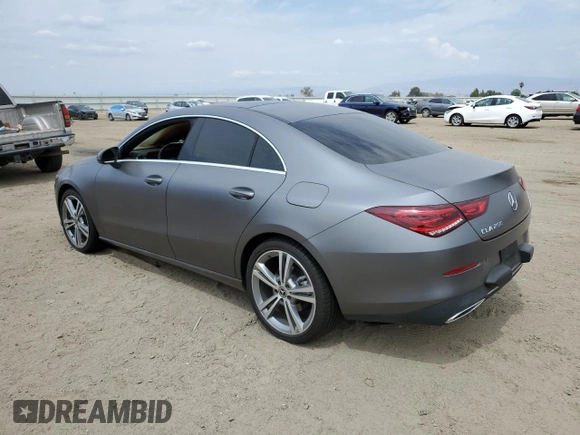 2021 Mercedes-Benz CLA 250 with VIN W1K5J4GB0MN186994, listed as a Copart auction lot 55247953 with Not Provided miles and . Bid and sale history available at DreamBid. Image 2.