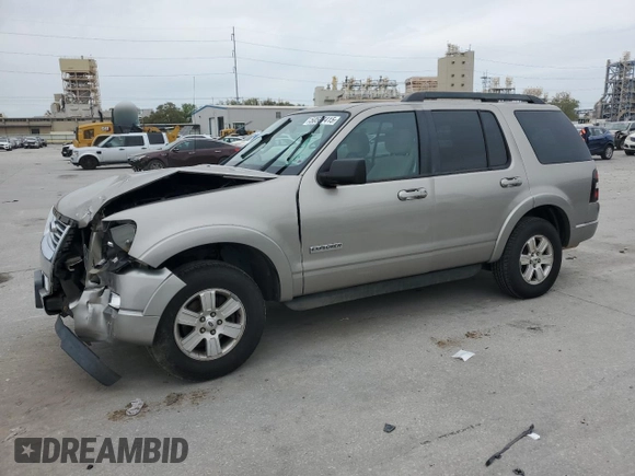 2008 Ford Explorer XLT with VIN 1FMEU63E48UA36536, listed as a Copart auction lot 50557415 with Not Provided miles and Salvage Title. Bid and sale history available at carsss.com. Image 1.