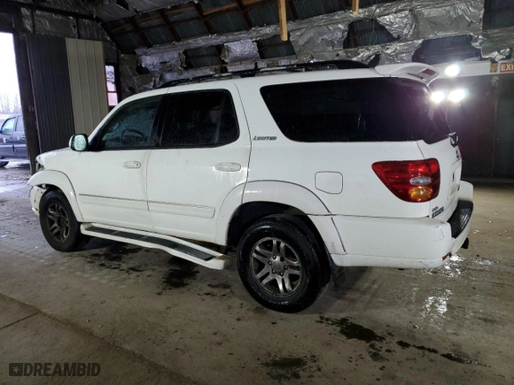 2003 Toyota Sequoia Limited with VIN 5TDBT48A23S167840, listed as a Copart auction lot 74598123 with 215,096 mi miles and Salvage Title. Bid and sale history available at carsss.com. Image 2.