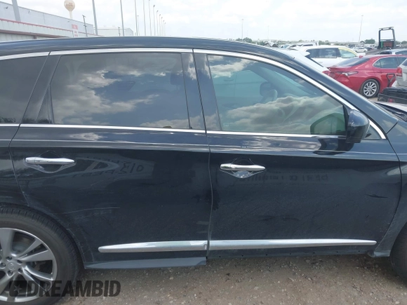 2014 Infiniti QX60 with VIN 5N1AL0MN3EC533821, listed as a IAAI auction lot 42175446 with 161,369 mi miles and . Bid and sale history available at DreamBid. Image 13.
