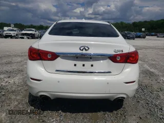 2015 Infiniti Q50 Premium with VIN JN1BV7APXFM343157, listed as a Copart auction lot 56876025 with 109,054 mi miles and Salvage title. Bid and sale history available at DreamBid. Image 6.